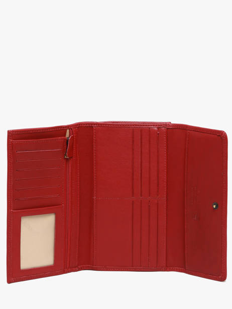 Portemonnee Leder Katana Rood marina 753080 ander zicht 1